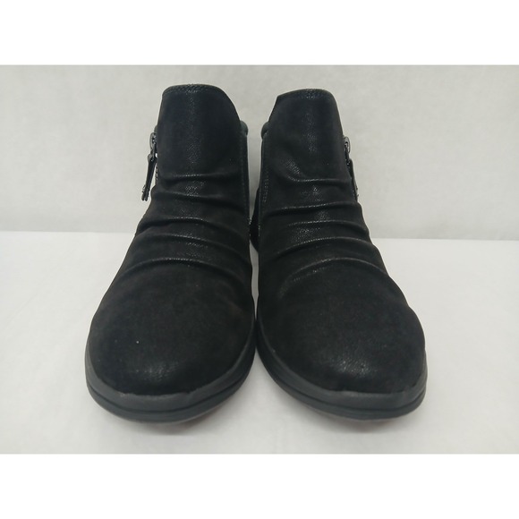 Clarks Cloudsteppers Breeze Range Black Ankle Boot 74673 Women's 9.5 Wide - Picture 9 of 10